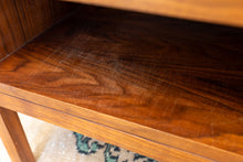 Load image into Gallery viewer, Walnut Mid Century Modern REFF Nightstands – Pair

