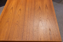 Load image into Gallery viewer, Teak side table with side slats
