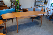 Load image into Gallery viewer, Restored Teak Drawleaf Dining Table by Vejle Stole
