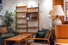 Load image into Gallery viewer, Vintage Teak Two Bay Wall Unit
