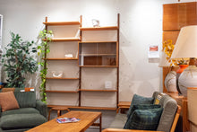 Load image into Gallery viewer, Vintage Teak Two Bay Wall Unit
