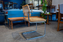Load image into Gallery viewer, Reupholstered Vintage Cesca Style Chair with Original Cane Back
