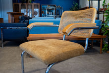 Load image into Gallery viewer, Reupholstered Vintage Cesca Style Chair with Original Cane Back
