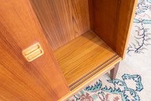 Load image into Gallery viewer, Vintage Teak Cabinet with Sliding Doors
