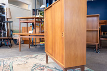 Load image into Gallery viewer, Vintage Teak Cabinet with Sliding Doors
