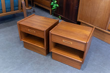 Load image into Gallery viewer, Pair of Vintage Teak Night Stands
