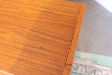 Load image into Gallery viewer, Vintage Teak Cabinet with Sliding Doors
