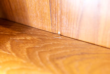 Load image into Gallery viewer, Vintage Teak Cabinet with Sliding Doors
