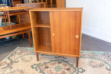 Load image into Gallery viewer, Vintage Teak Cabinet with Sliding Doors
