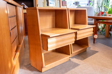 Load image into Gallery viewer, Vintage Imperial Solid Birch Bedside Table Pair
