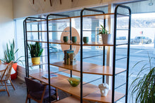 Load image into Gallery viewer, Four Bay Vintage Ikea Niklas Shelving Unit
