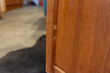 Load image into Gallery viewer, Vintage Teak Bookshelf / Cabinet on Custom Base
