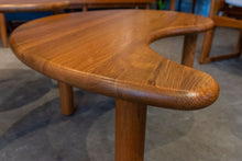 Load image into Gallery viewer, Restored Solid Teak Yin Yang Nesting Coffee Table
