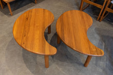 Load image into Gallery viewer, Restored Solid Teak Yin Yang Nesting Coffee Table
