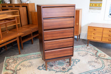 Load image into Gallery viewer, Vintage Rosewood Tall Dresser
