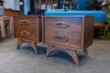 Load image into Gallery viewer, Fully Restored Walnut Nightstand Pair
