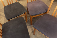Load image into Gallery viewer, Tall Back Teak Dining Chairs - Set of Four
