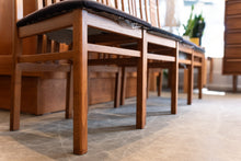 Load image into Gallery viewer, Tall Back Teak Dining Chairs - Set of Four
