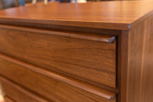 Load image into Gallery viewer, Restored Walnut Tallboy Dresser
