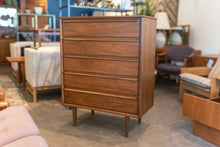 Load image into Gallery viewer, Restored Walnut Tallboy Dresser
