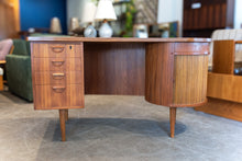 Load image into Gallery viewer, Restored Kai Kristianson Teak Desk
