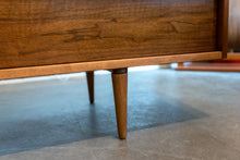 Load image into Gallery viewer, Long Walnut Nine Drawer Dresser
