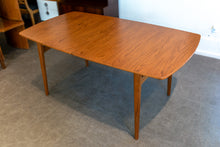 Load image into Gallery viewer, Restored Teak Dining Table with Two Leaves

