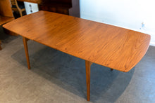 Load image into Gallery viewer, Restored Teak Dining Table with Two Leaves
