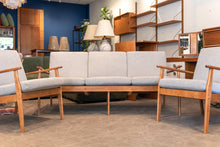 Load image into Gallery viewer, Mid Century Modern Sofa &amp; Two Chair Set
