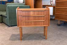 Load image into Gallery viewer, Restored Three Drawer Teak Chest
