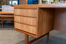 Load image into Gallery viewer, Mid Century Modern Executive Teak Desk
