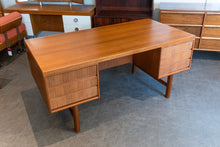 Load image into Gallery viewer, Mid Century Modern Executive Teak Desk
