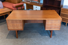 Load image into Gallery viewer, Mid Century Modern Executive Teak Desk
