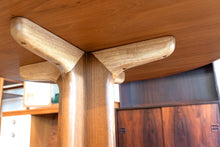 Load image into Gallery viewer, Round Vintage Teak Table
