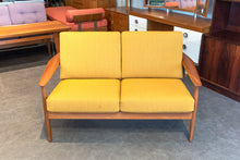Load image into Gallery viewer, France and Son Teak Loveseat
