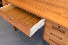 Load image into Gallery viewer, Restored Teak Executive Desk
