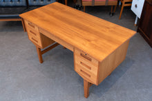 Load image into Gallery viewer, Restored Teak Executive Desk
