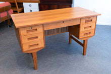 Load image into Gallery viewer, Restored Teak Executive Desk
