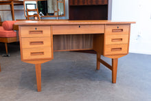 Load image into Gallery viewer, Restored Teak Executive Desk
