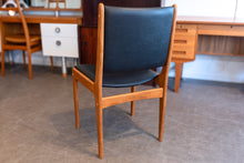 Load image into Gallery viewer, Reupholstered Teak Dining Chairs - Set of Six
