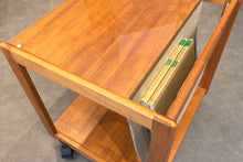 Load image into Gallery viewer, Restored Teak Magazine Rack

