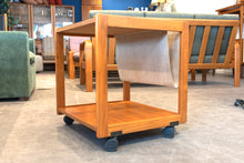 Load image into Gallery viewer, Restored Teak Magazine Rack

