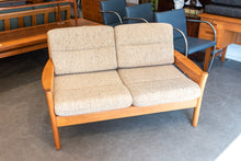 Load image into Gallery viewer, Dyrlund Vintage Teak Loveseat
