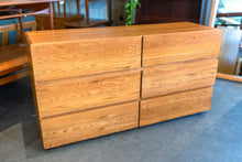 Load image into Gallery viewer, Solid Oak Six-Drawer Dresser
