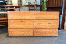 Load image into Gallery viewer, Solid Oak Six-Drawer Dresser
