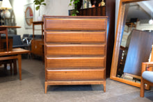 Load image into Gallery viewer, Restored Five-Drawer Walnut Tallboy
