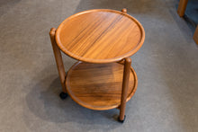 Load image into Gallery viewer, Vintage Tri-Leg Folding Bar Cart
