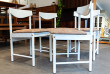 Load image into Gallery viewer, Vintage Reupholstered Dining Chairs - Set of Four
