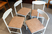 Load image into Gallery viewer, Vintage Reupholstered Dining Chairs - Set of Four
