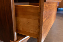 Load image into Gallery viewer, Restored Gibbard Walnut Bedside Table Pair
